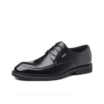 Romon Dress Shoes Men Low-Top Black