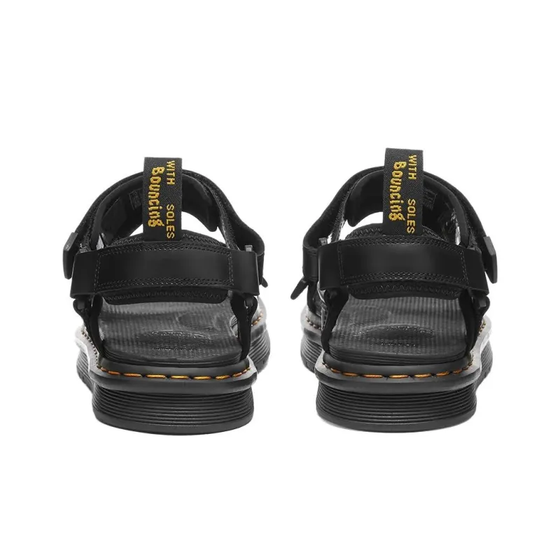 Dr.Martens Suicoke X Depa Leather Strap Sandals 'Black' Women's-3