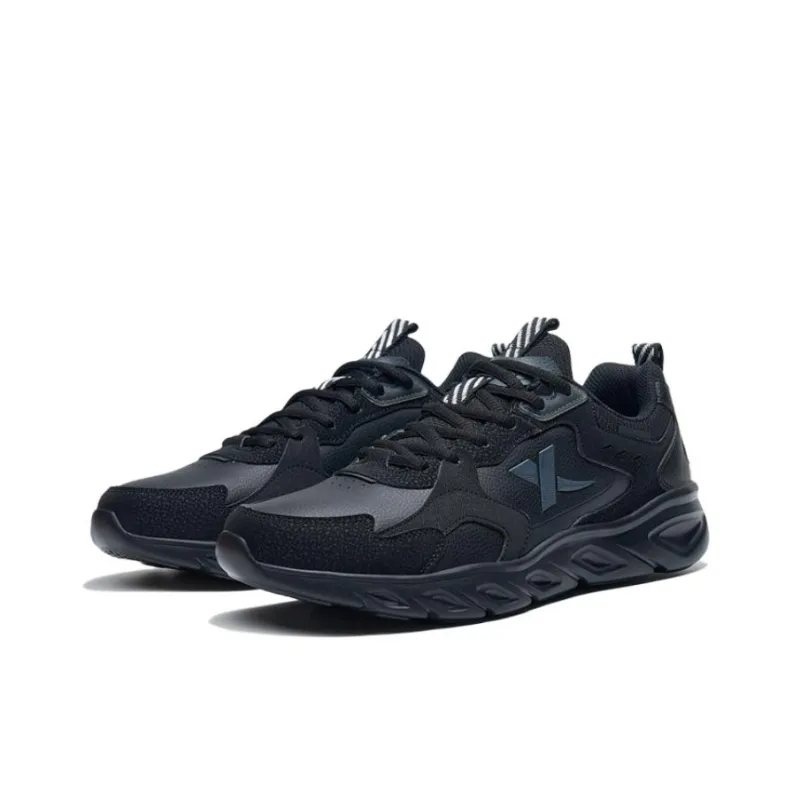 XTEP Cushioning Anti-Slip And Wear-Resistant Low-Top Running Shoes Men's Black-1