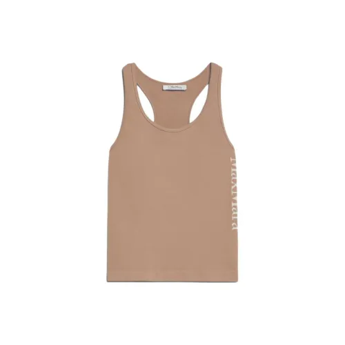 'S MAX MARA Tank Tops Women's Camel