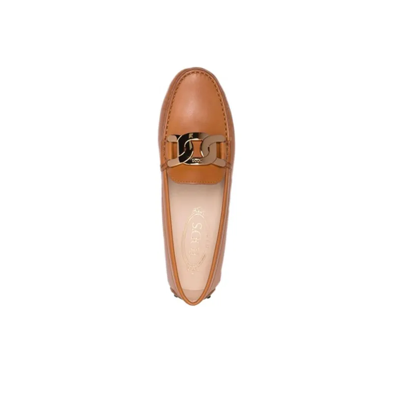 TOD'S Gommino Loafers Women's Light Brown-4