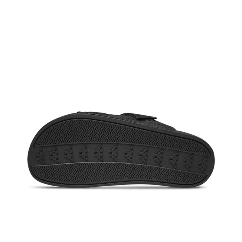 Kappa Slide Slippers Unisex Black/White-3