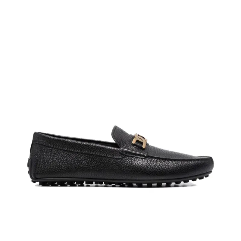 TOD'S Gommino Loafers Men Low Top Black-1