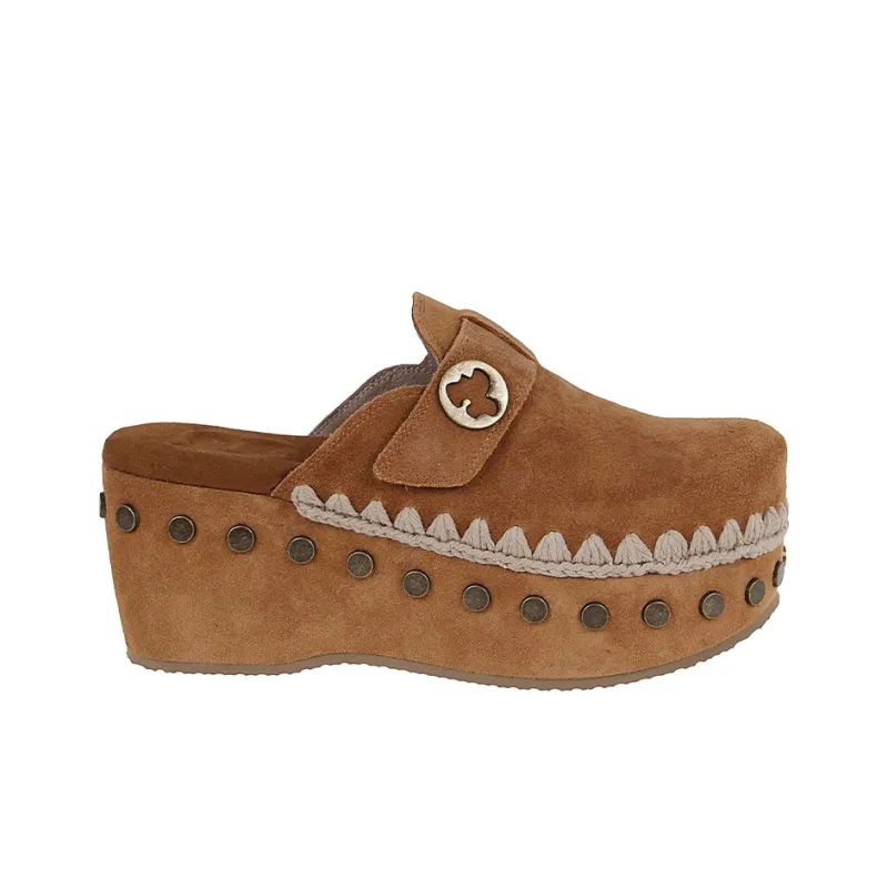 Mou 67mm Leather Mules-2