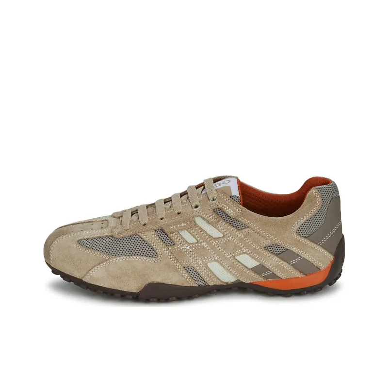 GEOX Casual Shoes Men Low Top Beige-0