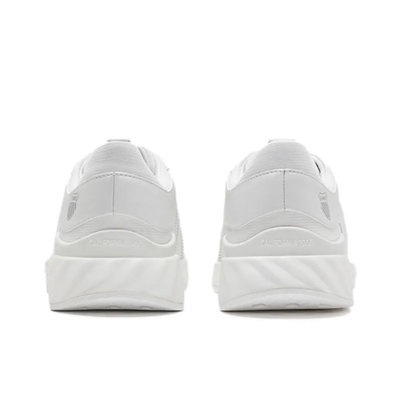KSWISS Shock Absorbers With Slip Resistant Features Low Top Casual Shoes Men's White-3