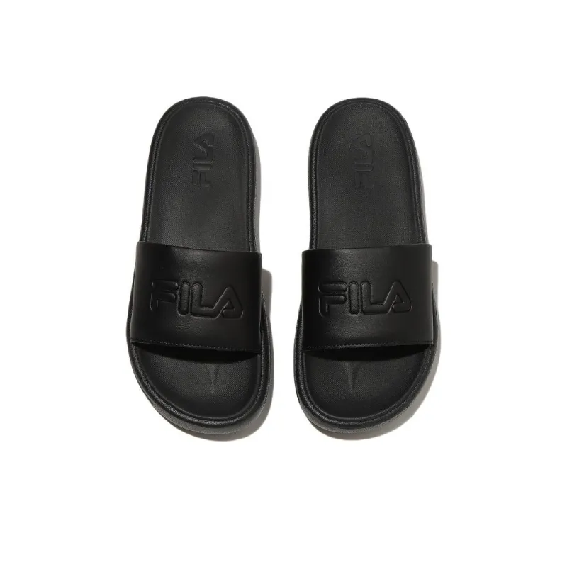 FILA Drifter V2 Large Logo Slides 'Black'-3