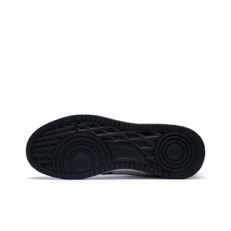 LiNing Mountain Plain Slip Resistant, Abrasion Resistant, Lightweight High Top Skateboard Shoes Men's Black White Gray-4
