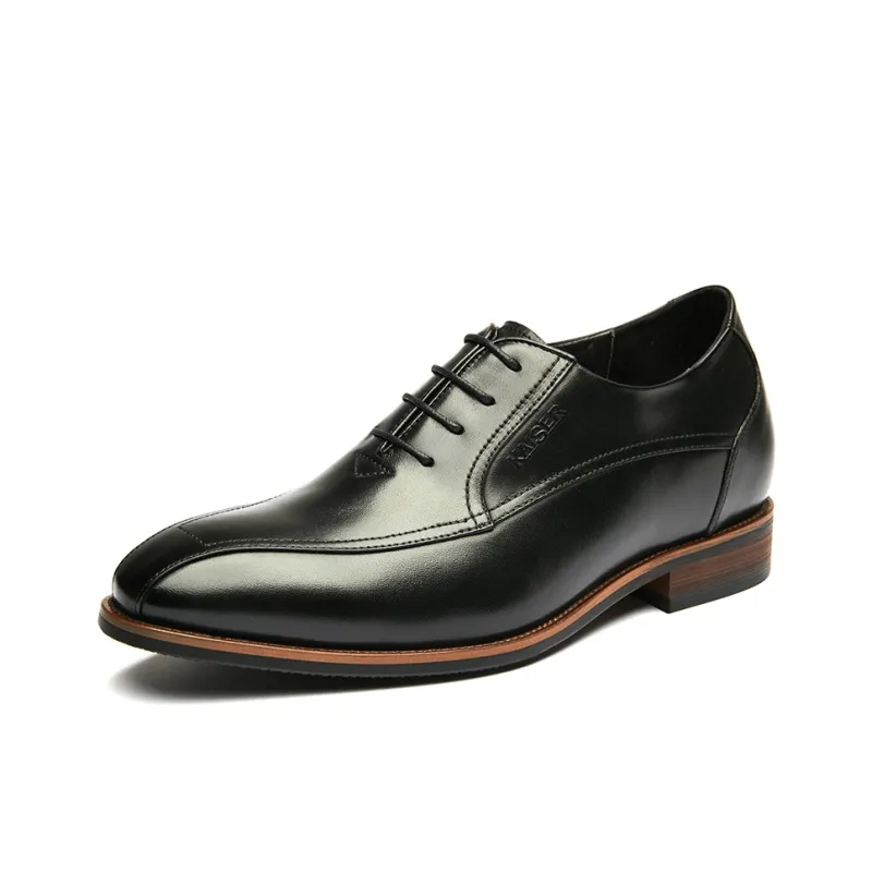 KAISER Dress Shoes Men Low Top Brown/Brown-9