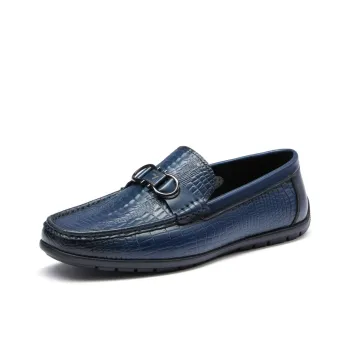 SEVEN Men's Casual Shoes Men Low Top Navy Blue