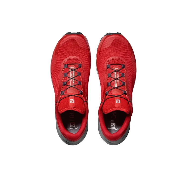 SALOMON SENSE RIDE 3 Running Shoes Men Low-Top Red-2
