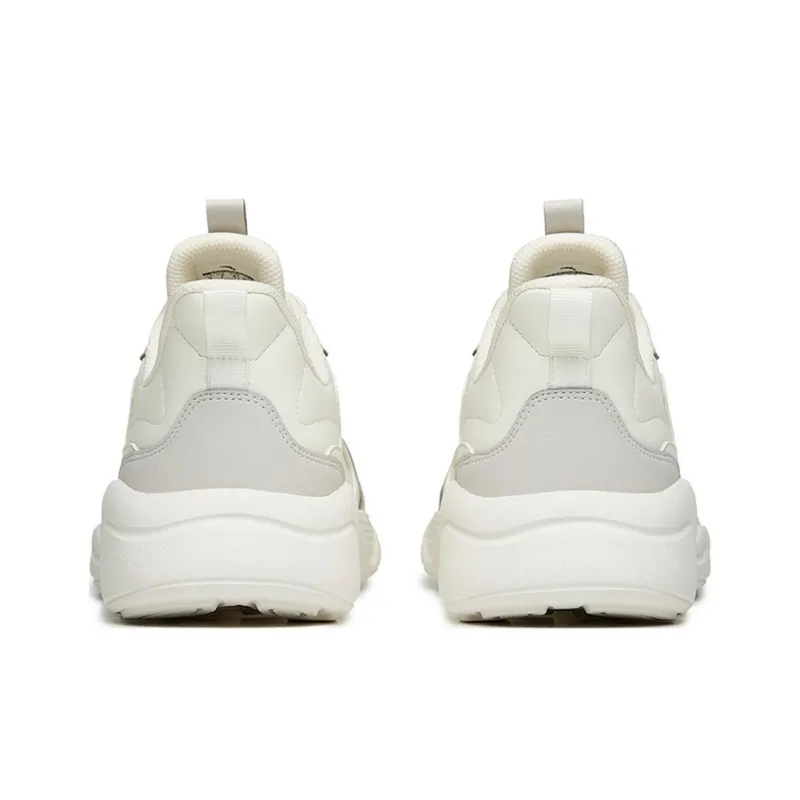Anta Dance Battle 2.0 Cushioned Slip Resistant Low Top Casual Shoes Men's White Gray-3