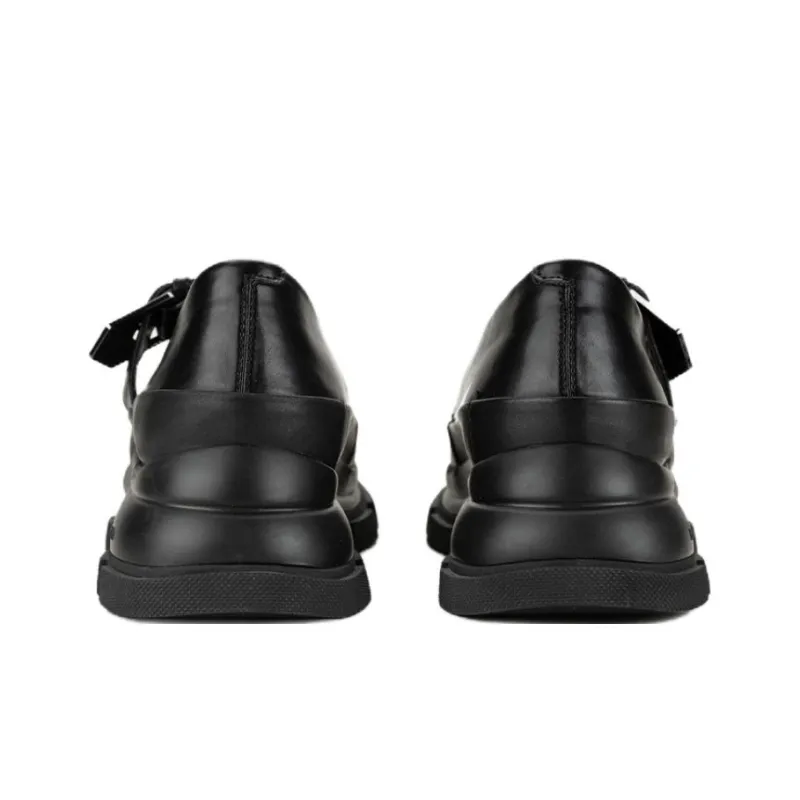 Both Casual Single Shoes 5cm Women's Black-4
