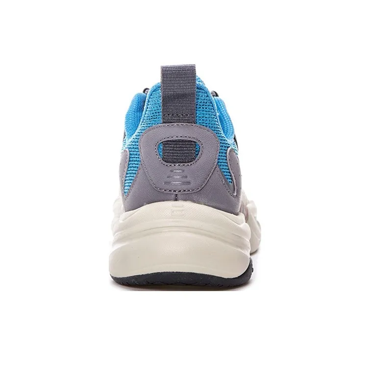 Erke Casual Shoes Men Low Top Carbon Gray/Smoke Gray/Coral Orange-4