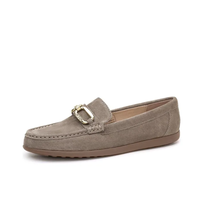 OZZEG Gommino Loafers Women's Brown, Umber, Blue-0