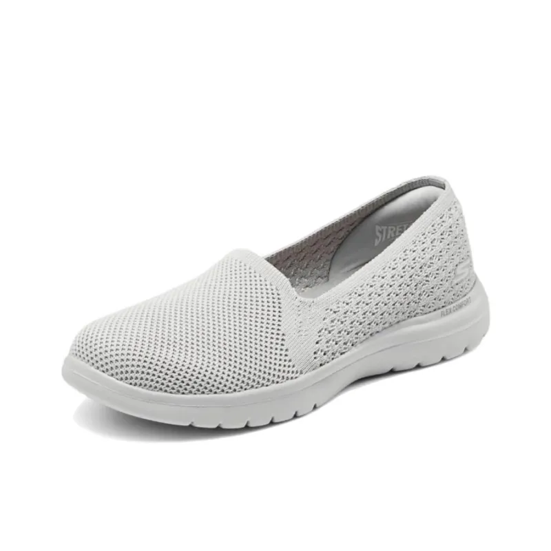 Skechers Cushioning Wear Resistant Low Top Casual Shoes Women's Taupe-0