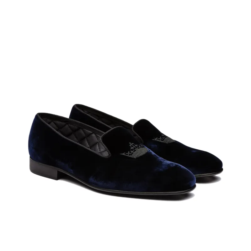 CHURCH'S Sovereign 2 Velvet Crown Loafers-2