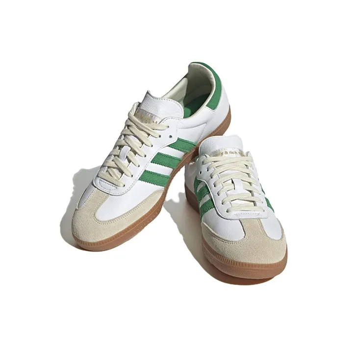Adidas Samba Og Sporty & Rich White Green-2