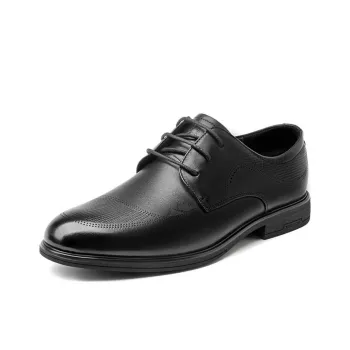 Spider King Dress Shoes Men Low Top Black/Brown Color