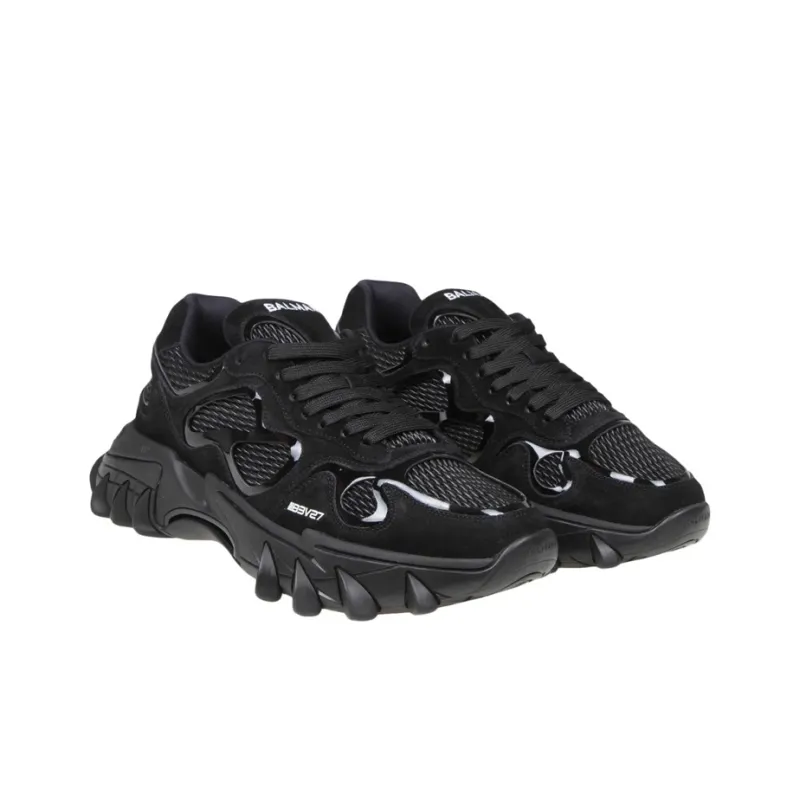 BALMAIN Low Top Sports Lifestyle Casual Shoes Men's Black-2