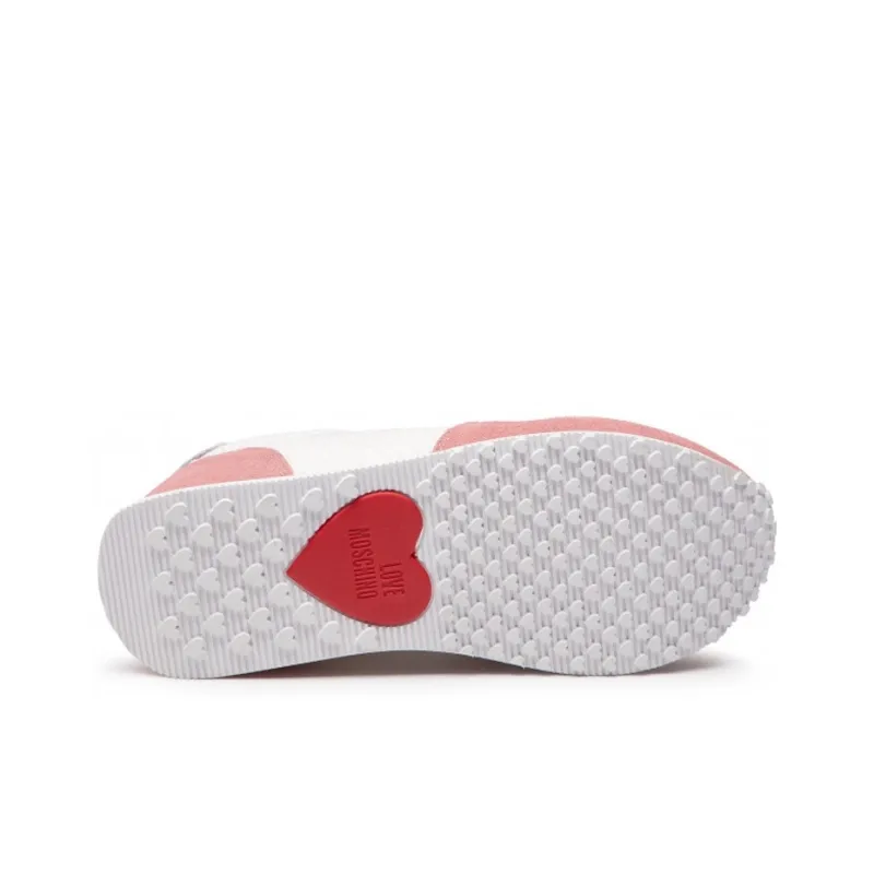 MOSCHINO Sports Casual Shoes Women's Pink White-4