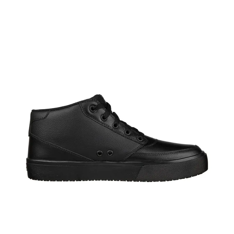 Skechers Skateboard Shoes Men Mid Top Black-1