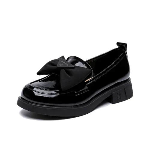 Spider King Loafers Women's Black/Beige