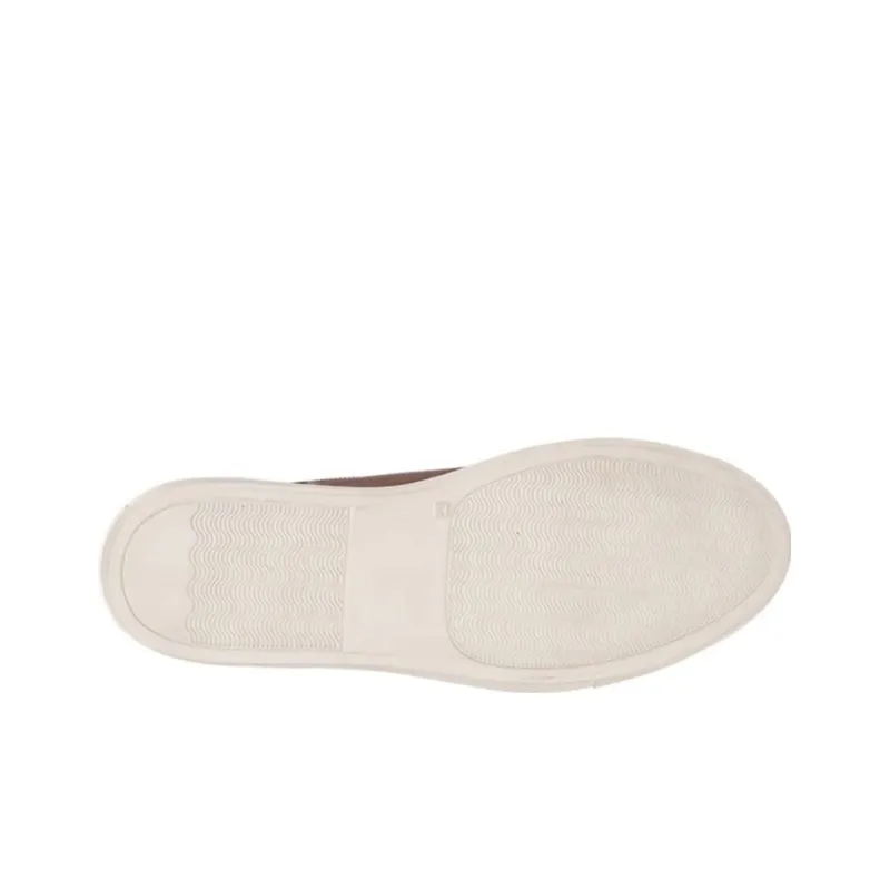 LOAKE Low Top Skateboard Shoes Men's Brown-3