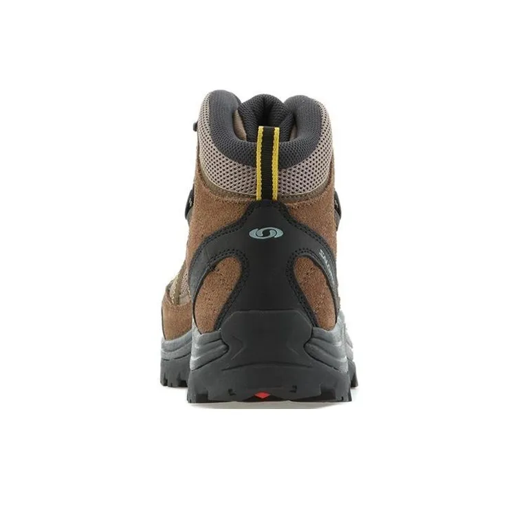 SALOMON Authentic LTR GTX Wear-Resistant Mid-Top Outdoor Shoes Men's Black Brown-3