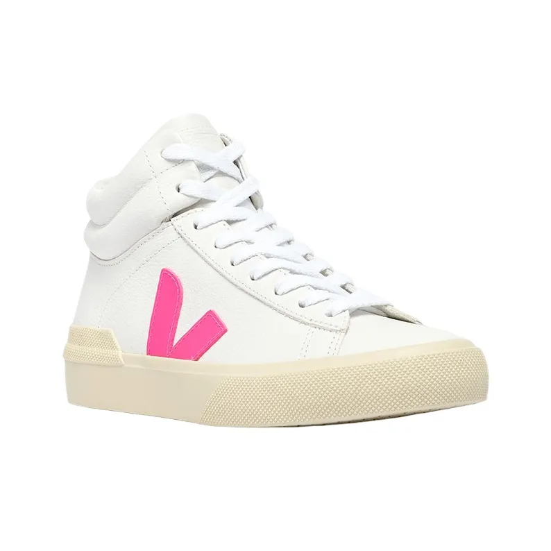 VEJA Minotaur Stylish Skateboarding Shoes Women's Pink White-2