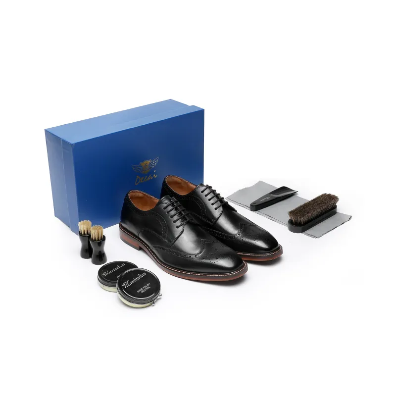 Desai Desai Dress Shoes Men's Black-3