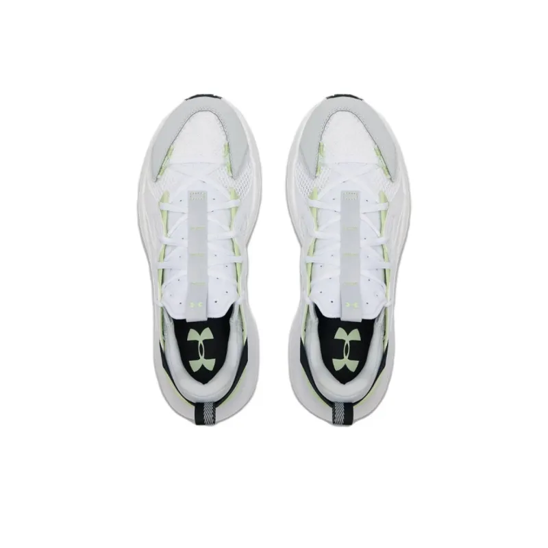 Under Armour Anti Slip Wear Resistant Low Top Casual Shoes Unisex White-3