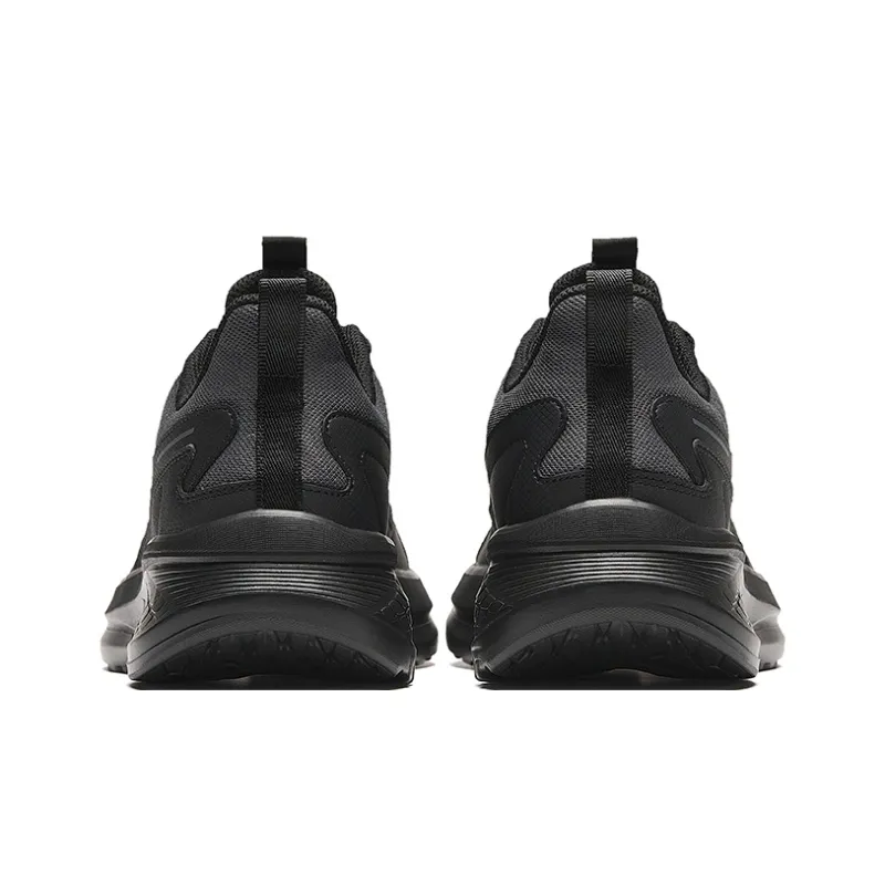 Anta Durable Breathable Low Top Running Shoes Men's Black-3