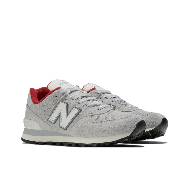 New Balance 574 Blue Varsity Red Women's-2