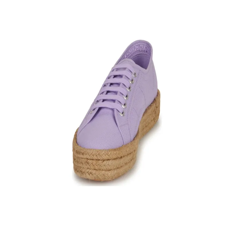SUPERGA Wear resistant And Lightweight Low Top Skateboard Shoes Women's Purple-2