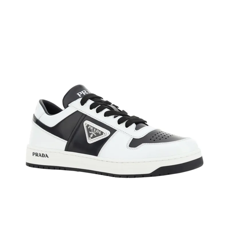 PRADA Downtown Leather 'White Black'-1