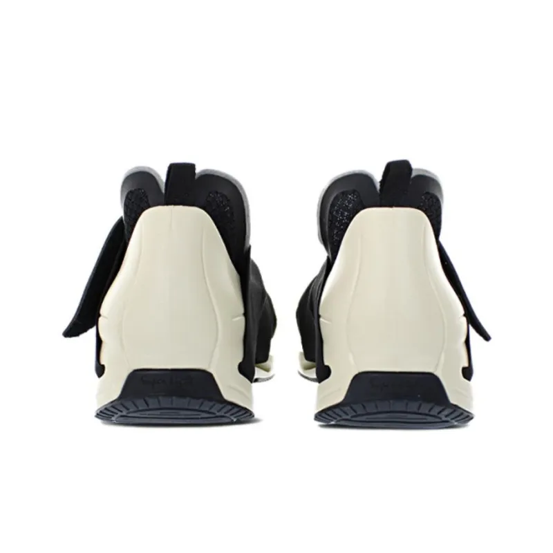 FESSURA Mid-Top Casual Shoes Unisex Black White-2
