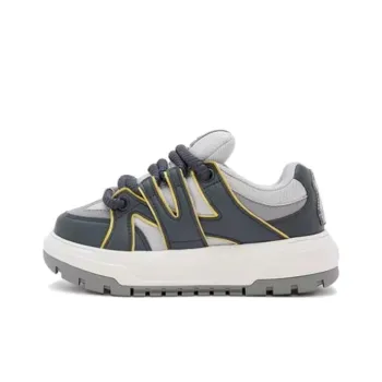 MLB New York Yankees Anti Slip Wear Resistant Low Top Casual Shoes Unisex Gray