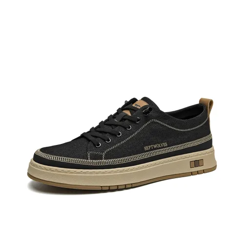 SEPTWOLVES Skateboard Shoes Men Low-Top