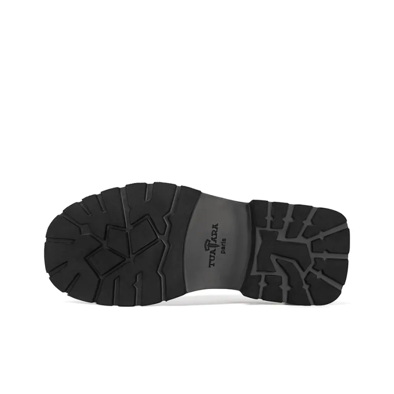 TUATARA Platform Shoes Men's Black White-5