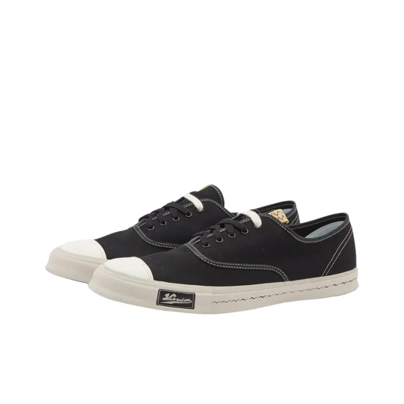 Visvim Logan Deck Lo Canvas 'Black'-1