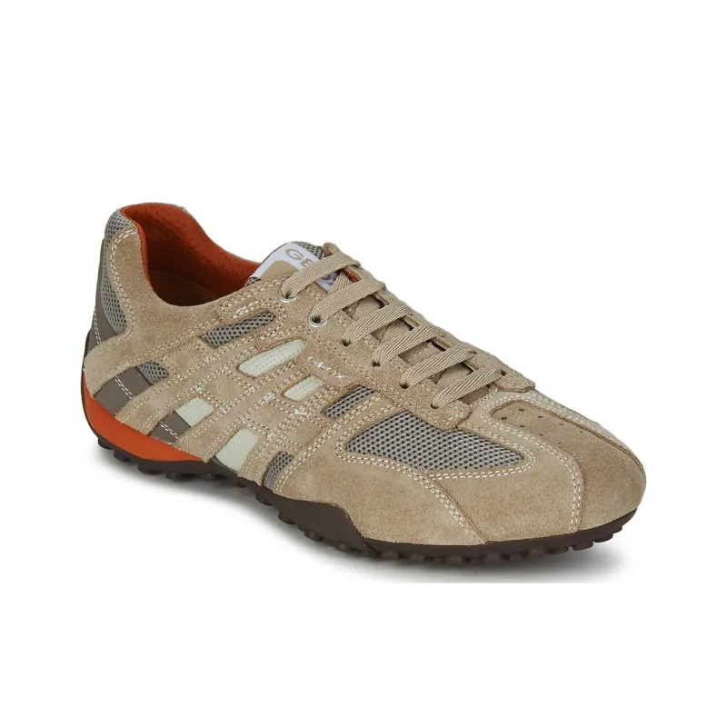 GEOX Casual Shoes Men Low Top Beige-2