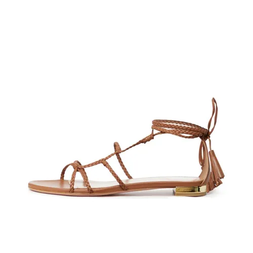 AQUAZZURA X Raquel Diniz Tassel-detail Strappy Sandals