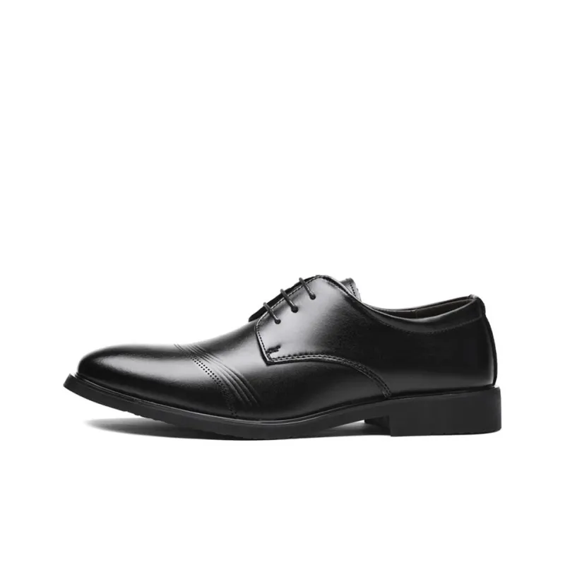 JIETEGONGYANG Dress Shoes Men's Black-1