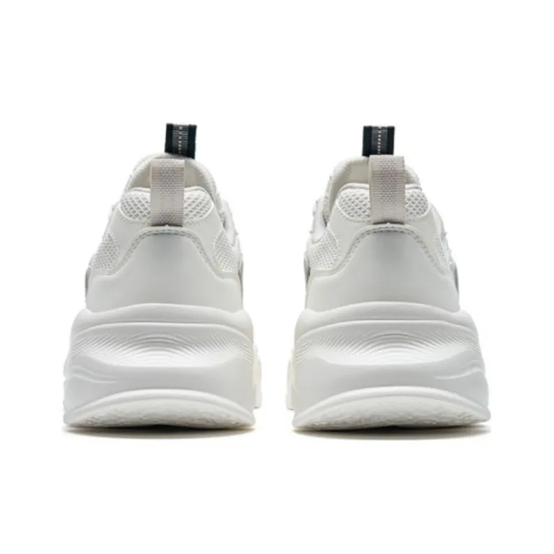 XTEP Leaping Step Slip Resistant, Abrasion Resistant, Lightweight Low Top Sports Casual Shoes Men's White Gray-3