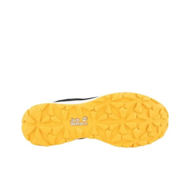Jack Wolfskin Shock Absorbers With Slip Resistant And Abrasion Resistant Properties Low Top Outdoor Shoes Black-4