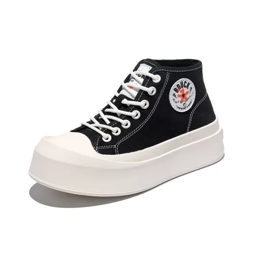 B.Duck Skateboard Shoes Women's High-Top