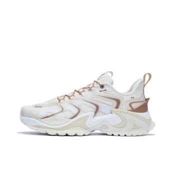 Soulland x LiNing Cat Paw ACE Cushioning Anti Slip And Wear Resistant Low Top Sports Casual Shoes Men's White Brown