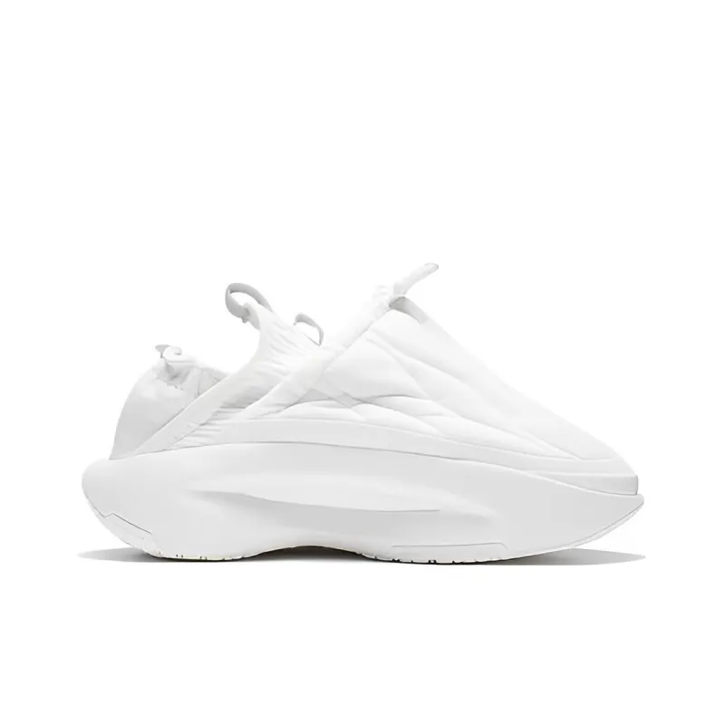 LiNing Cloud Travel Fluffy Cushioned Anti Slip And Wear Resistant Lightweight Low Top Sports Casual Shoes Men's Ecru-1