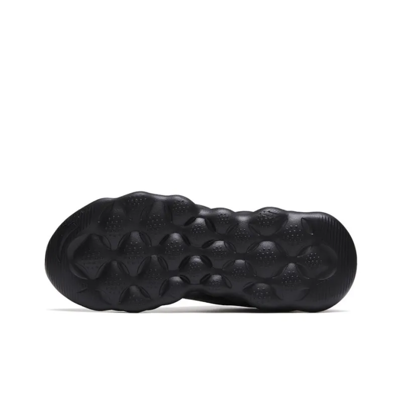 Anta Cushioning, Slip Resistant, Abrasion Resistant, Lightweight Low Top Running Shoes Men's Black-4